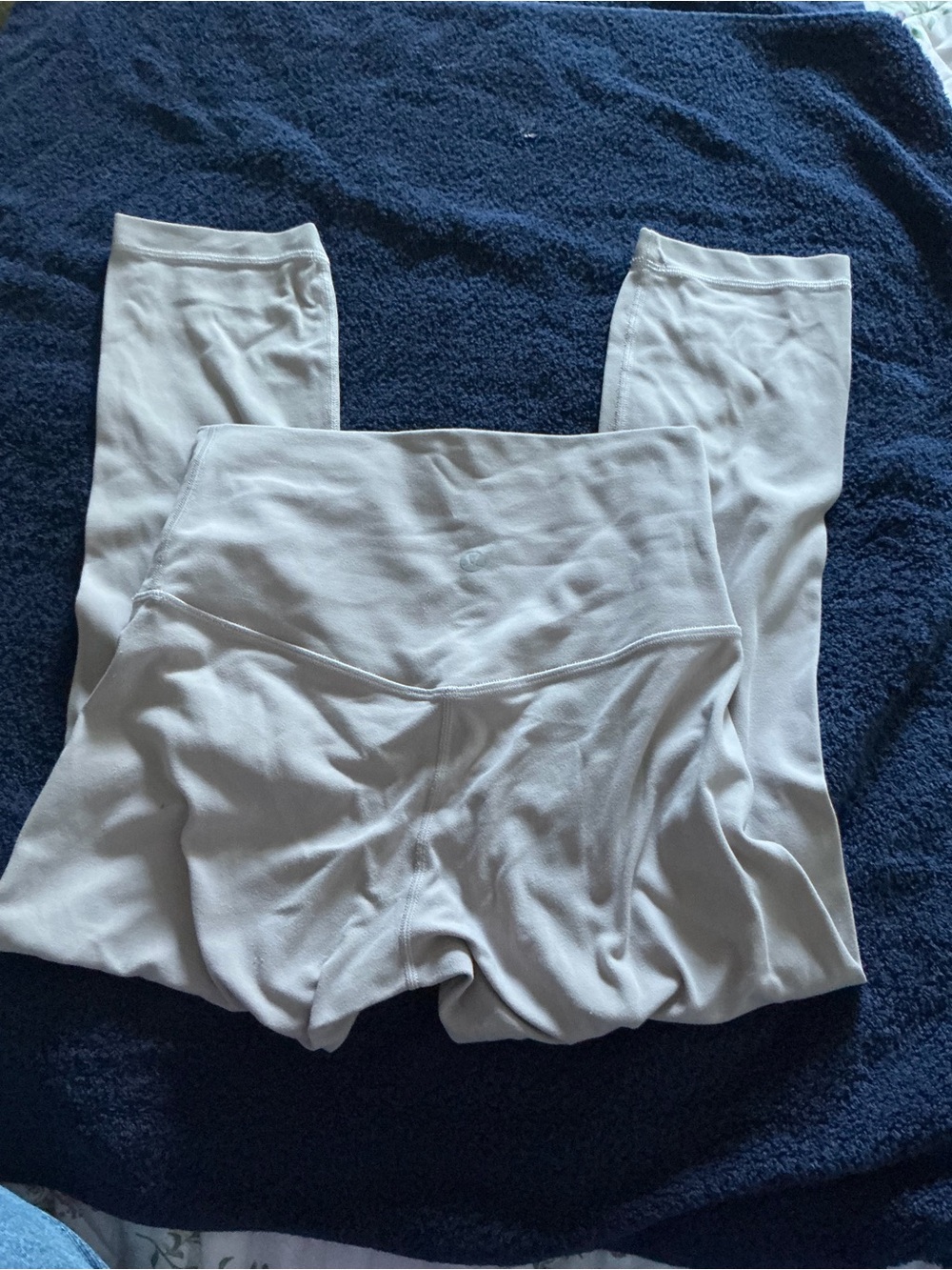 lululemon athletica Light Gray High-Rise Leggings